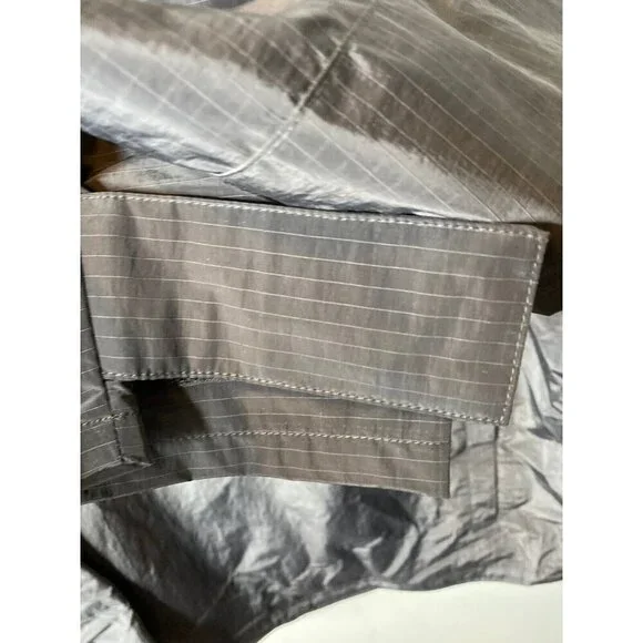 Calvin Klein Mens $148 Relaxed Fit Box Logo Popover Jacket Size L Black - Picture 8 of 11